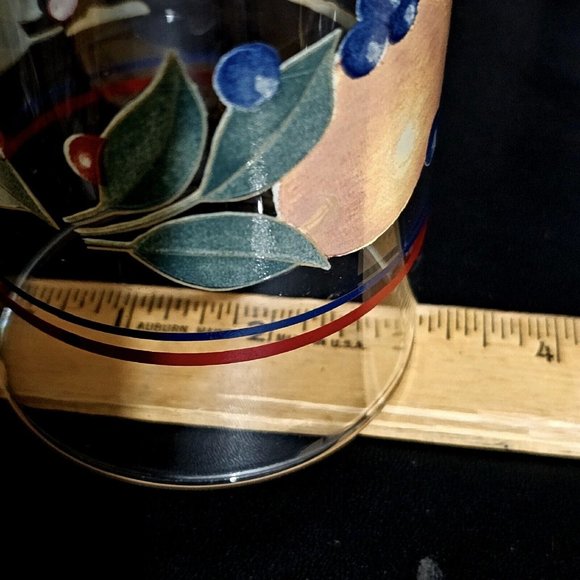 3) Corelle Abundance Drinking Glasses 14oz Tumblers Corning vintage fruit - Picture 9 of 9